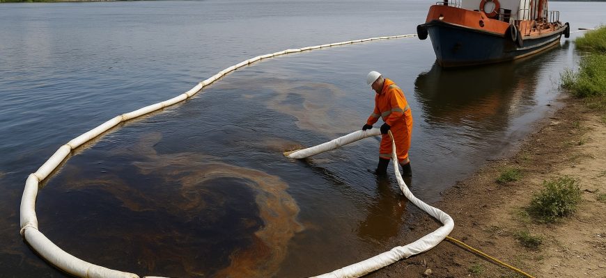 В Астрахани ликвидировали крупное загрязнение